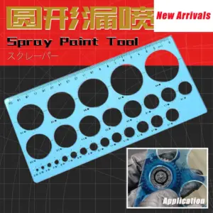 Blue Spray Paint Tool for Model Making