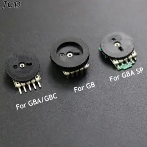 JCD 5PCS Black Volume Switches for Game Boy