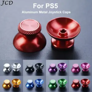 Aluminum Red Joystick Thumb Grips for PS5