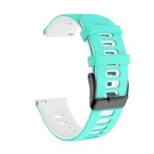Vibrant Teal Silicone Strap for Smartwatches