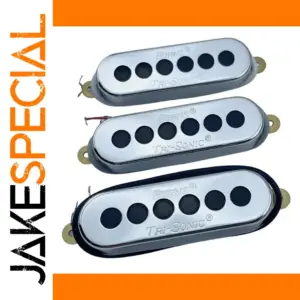 Burns Tri-Sonic Single Coil Pickup Set Chrome