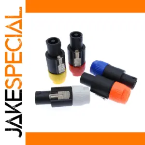 4 Pole Powercon Connector Set - 5 Colors