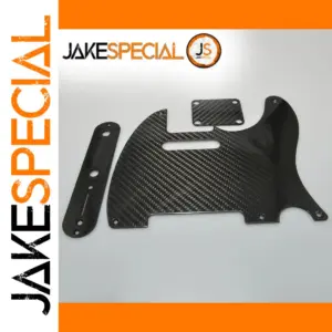 Carbon Fiber Pickguard Control Plate Set for T-Style Guitar