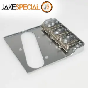 Vintage Chrome Guitar Bridge for Electric Guitars