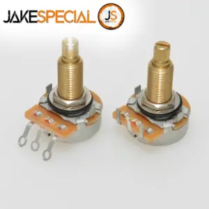 2pcs A500K B500K Brass Long Shaft Pots